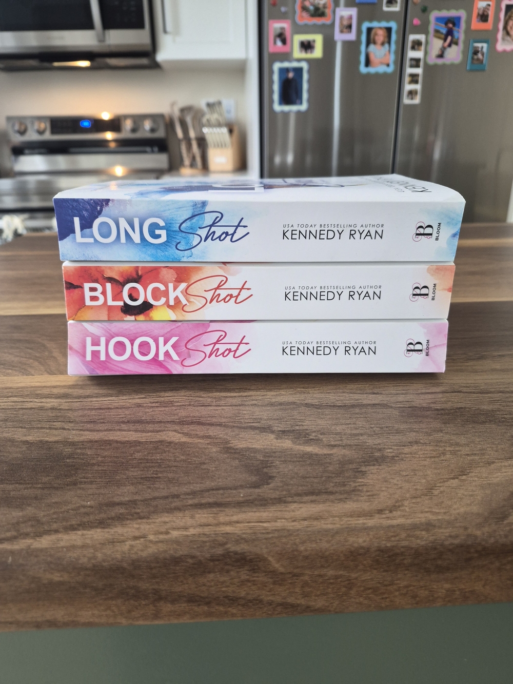 Paperback Book Set - Long Shot / Block Shot / Hook Shot (Blue, Orange, Pink)